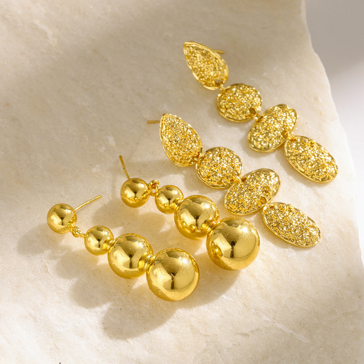 Pendientes Textura