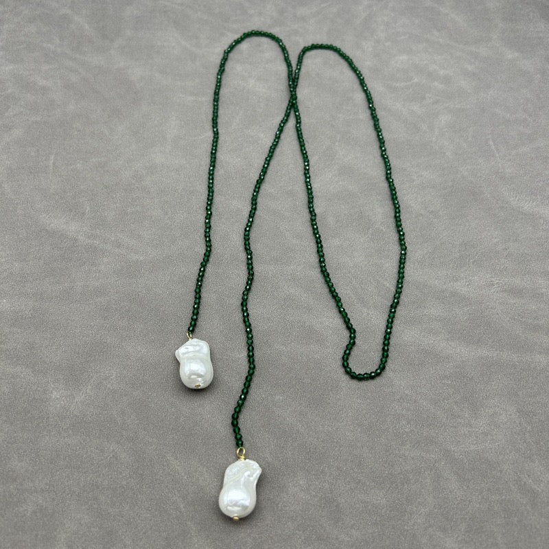 Collar Verde Perla