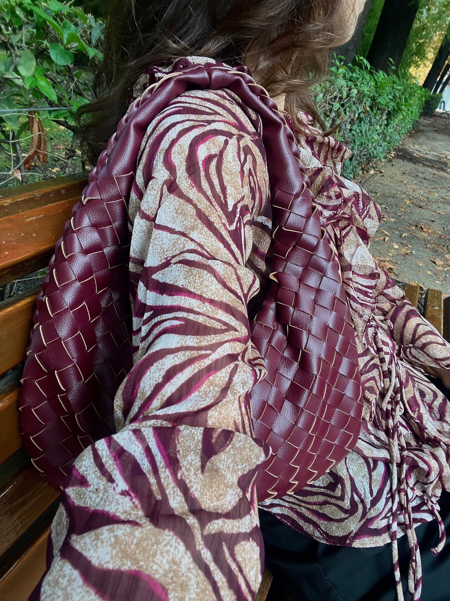 Bolso Cairo Burgundy