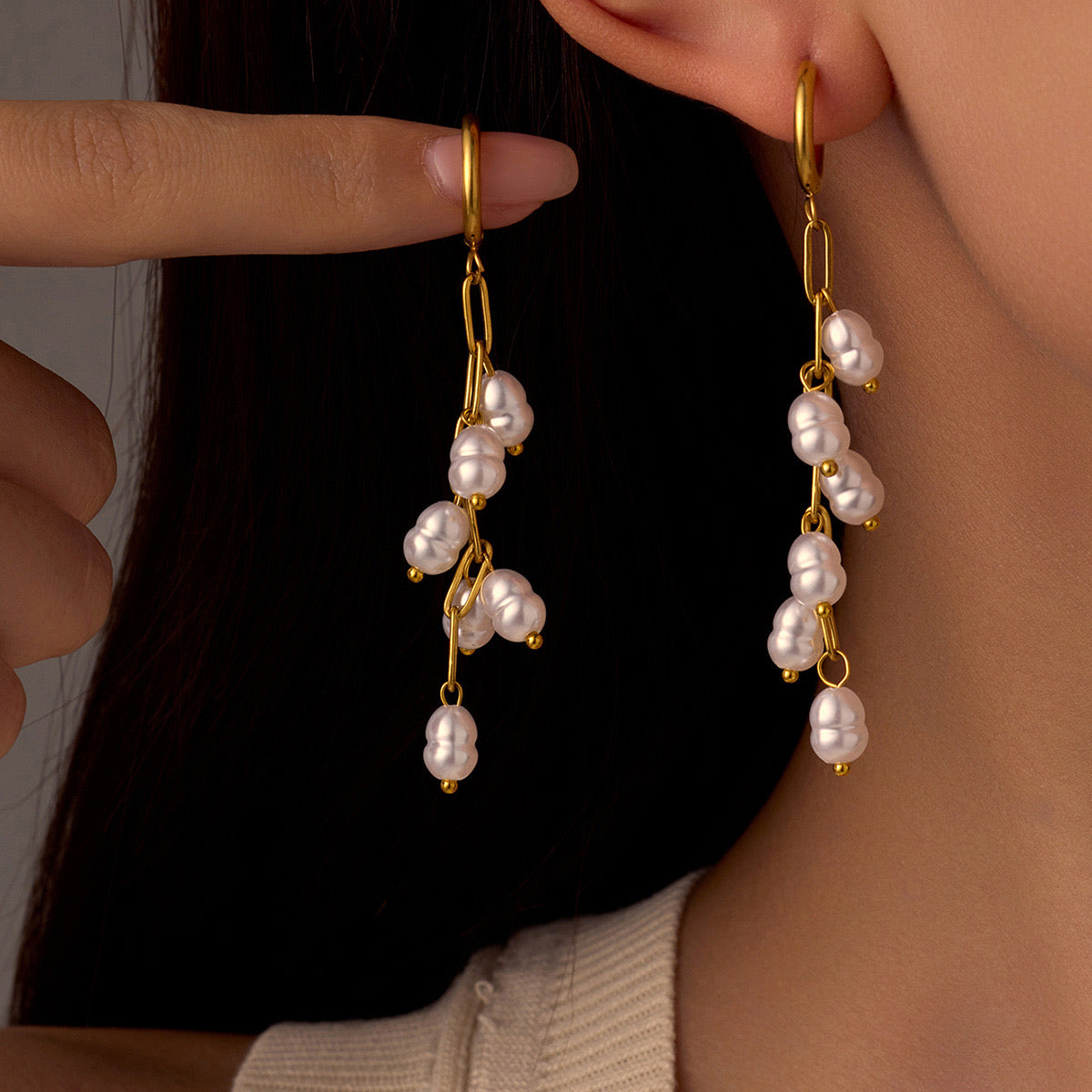 Pendientes Perlas